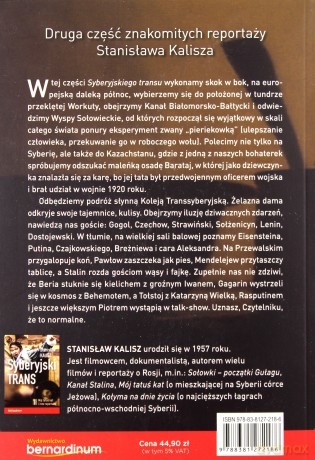 Syberyjski Trans cz.2 Żywe legendy i inne historie - Stanisław Kalisz [KSIĄŻKA]