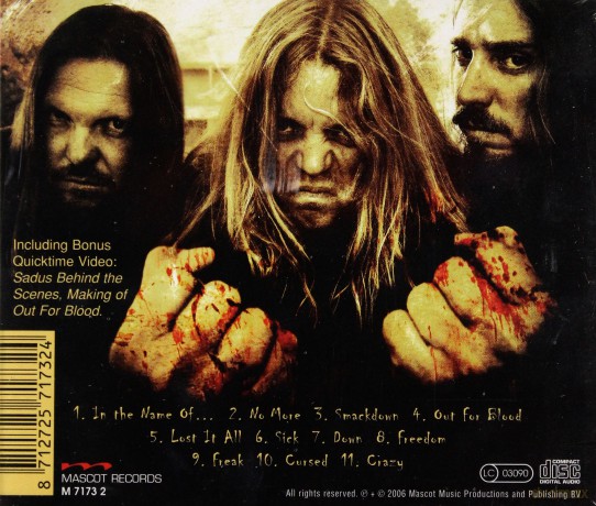 Sadus: Out For Blood [CD]