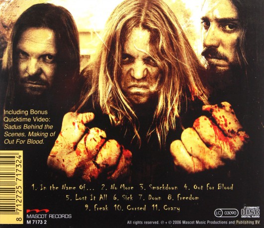 Sadus: Out For Blood [CD]