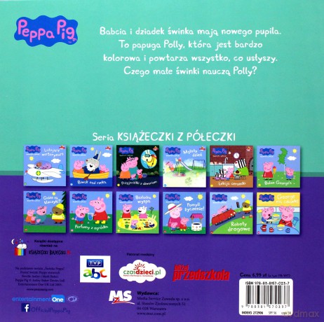 Świnka Peppa. Książeczki z półeczki 56 Papuga Polly [KSIĄŻKA]