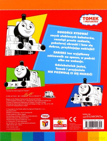 Tomek i przyjaciele. Mały rysownik z naklejkami [KSIĄŻKA]