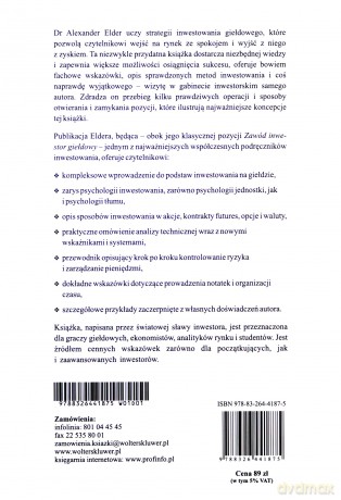 Zapraszam do gabinetu inwestora giełdowego - Elder Alexander [KSIĄŻKA]
