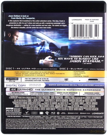 Transporter 3 [Blu-Ray 4K]+[Blu-Ray]