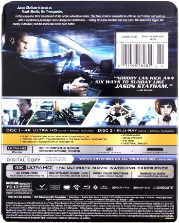 Transporter 3 [Blu-Ray 4K]+[Blu-Ray]