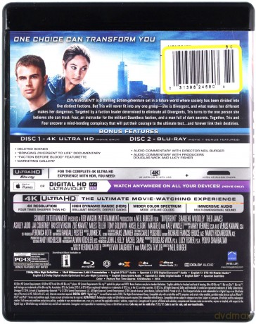Divergent (Niezgodna) [Blu-Ray 4K]+[Blu-Ray]