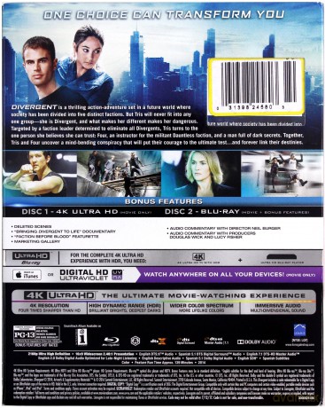 Divergent (Niezgodna) [Blu-Ray 4K]+[Blu-Ray]
