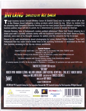 Inferno [Blu-Ray 3D]
