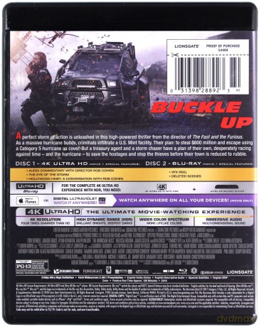The Hurricane Heist (Huragan) [Blu-Ray 4K]+[Blu-Ray]