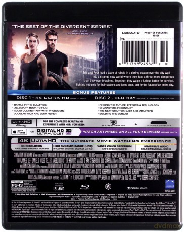 The Divergent Series: Allegiant (Wierna) [Blu-Ray 4K]+[Blu-Ray]