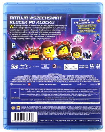 LEGO Przygoda 2 [Blu-Ray 3D]+[Blu-Ray]