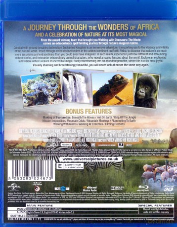 Enchanted Kingdom [Blu-Ray 3D]+[Blu-Ray]