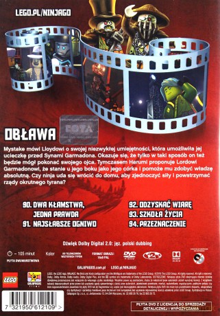 LEGO Ninjago Obława część 2 (odcinki 90-94) [DVD]
