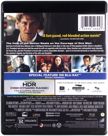 Air Force One [Blu-Ray 4K]+[Blu-Ray]