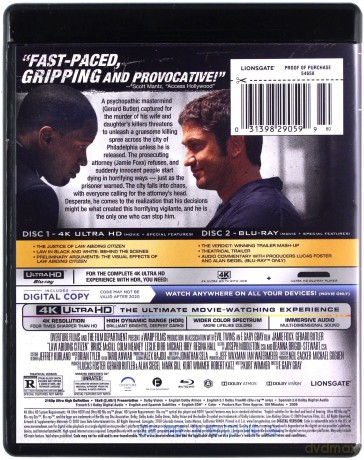 Law Abiding Citizen (Prawo zemsty) [Blu-Ray 4K]+[Blu-Ray]