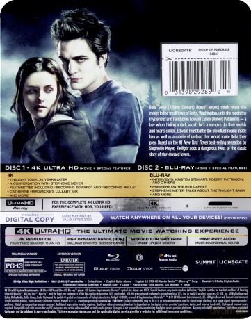 Twilight (Zmierzch) [Blu-Ray 4K]+[Blu-Ray]