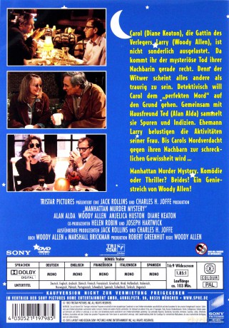 Tajemnica Morderstwa Na Manhattanie [DVD]