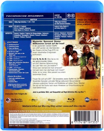Lost - zagubieni Sezon 2 [Blu-Ray]