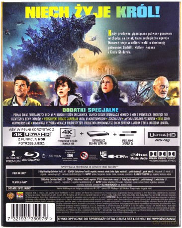 Godzilla II: Król potworów [Blu-Ray 4K]+[Blu-Ray]