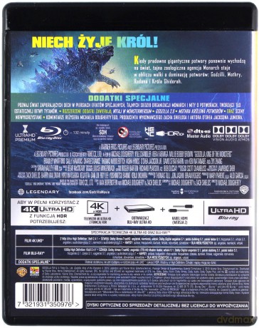 Godzilla II: Król potworów [Blu-Ray 4K]+[Blu-Ray]