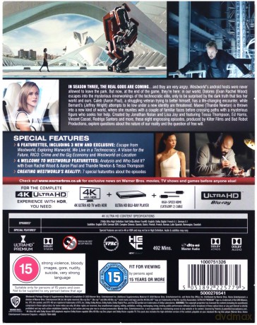 Westworld Season 3 [3xBlu-Ray 4K]