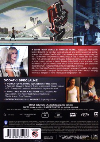 Westworld Sezon 3 [3DVD]