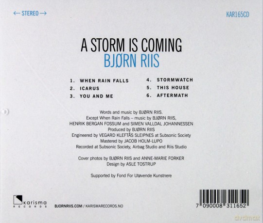 Bjorn Riis: A Storm Is Coming [CD]