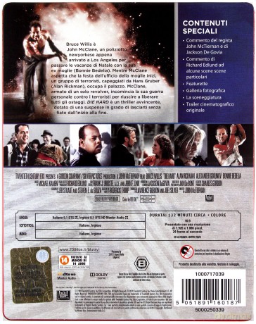 Die Hard (Szklana pułapka) (steelbook) [Blu-Ray]