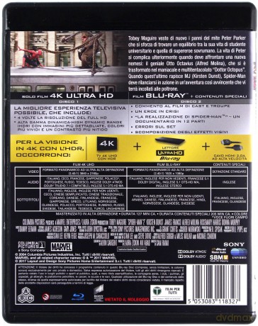 Spider-Man 2 [Blu-Ray 4K]+Blu-Ray]