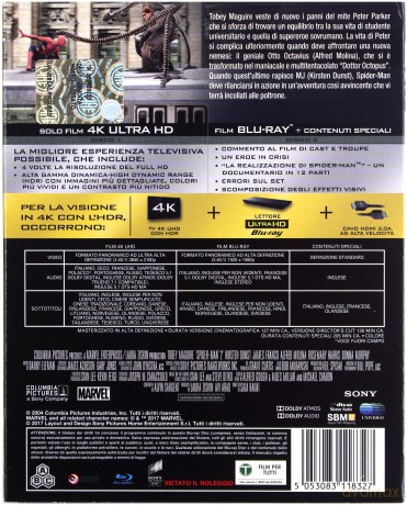 Spider-Man 2 [Blu-Ray 4K]+Blu-Ray]