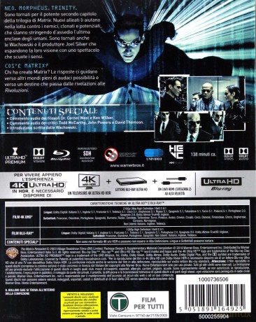 Matrix reaktywacja [Blu-Ray 4K]+[Blu-Ray]
