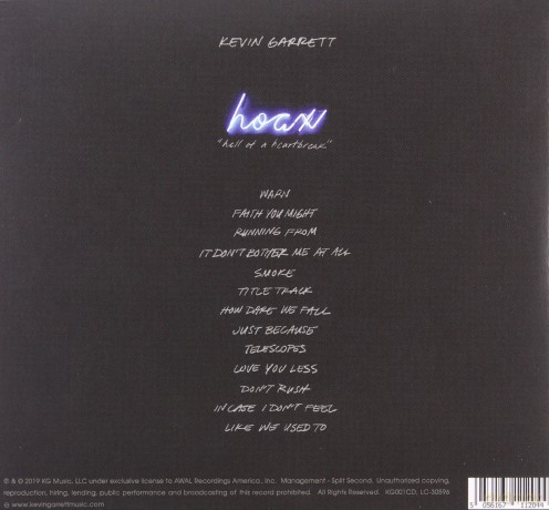 Kevin Garrett: Hoax (digipack) [CD]