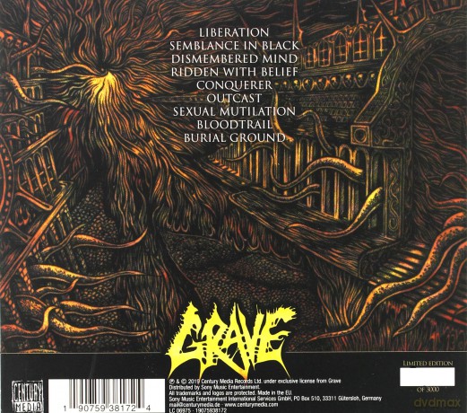 Grave: Burial Ground (Re-issue 2019) (digipack) [CD]