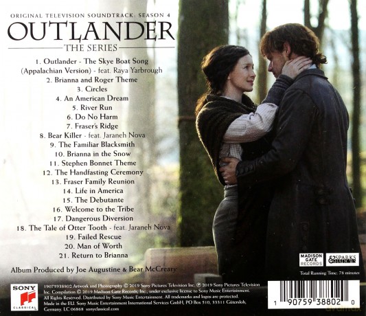 Outlander: Season 4 soundtrack (Bear McCreary) [CD]
