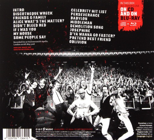 Terrorvision: Party Over Here Live In London [Blu-Ray]+[CD]