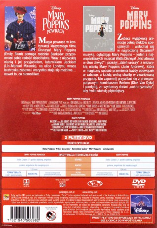 Mary Poppins 1-2 (Disney) [BOX]  [2DVD]