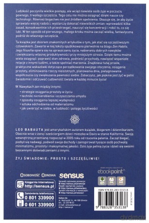 Nawyki zen Mała książka na resztę życia - Babauta Leo [KSIĄŻKA]