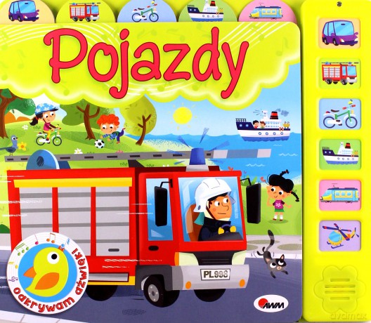 Odkrywam dźwięki Pojazdy - Mirosława Kwiecińska [KSIĄŻKA]