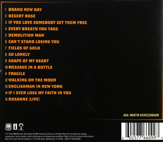 Sting: My Songs (PL) [CD]