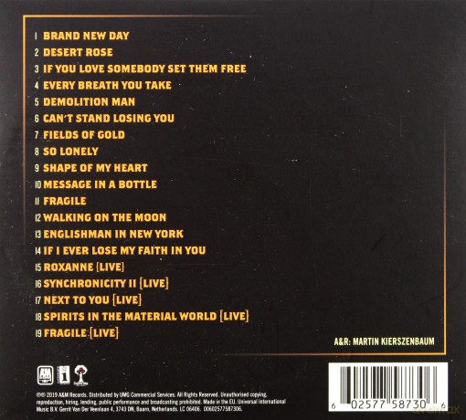Sting: My Songs (Deluxe) [CD]