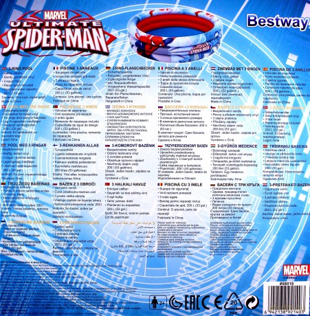 Basen dmuchany okrągły Spider Man