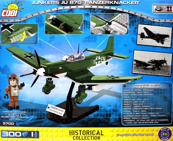 Historical Collection Junkers Ju 87G Panzerknacker [KLOCKI]
