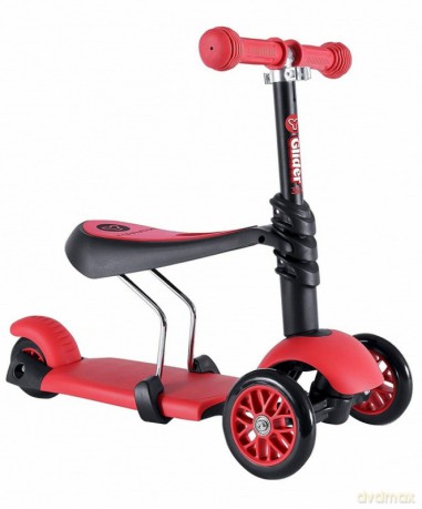 Hulajnoga Glider 3w1 czerwona