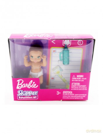 Lalka Barbie Klub Opiekunek Niemowlę + akcesoria FHY79