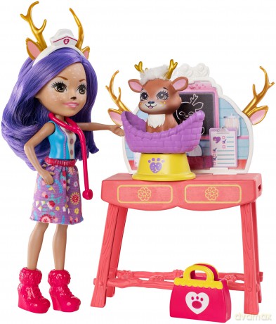 Lalka Enchantimals Weterynarz zestaw