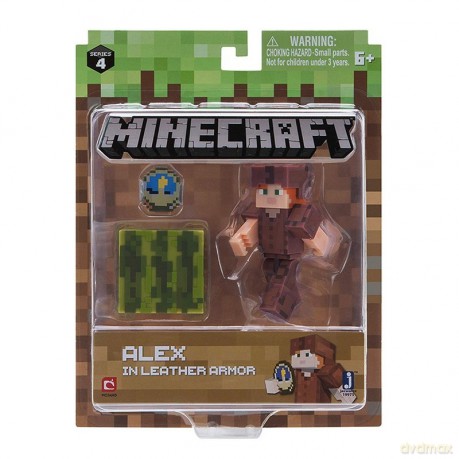 Minecraft - Alex w skórzanej zbroi [FIGURKA]