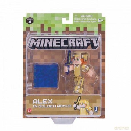 Minecraft - Alex w złotej zbroi [FIGURKA]