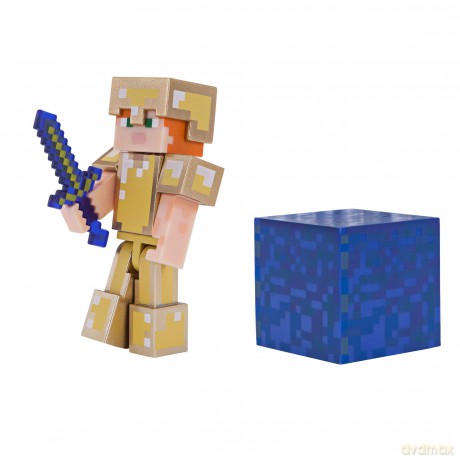 Minecraft - Alex w złotej zbroi [FIGURKA]