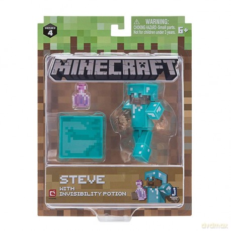 Minecraft - Steve z eliksirem niewidzialności [FIGURKA]