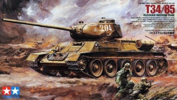 Model plastikowy Czołg rosyjski T34/85