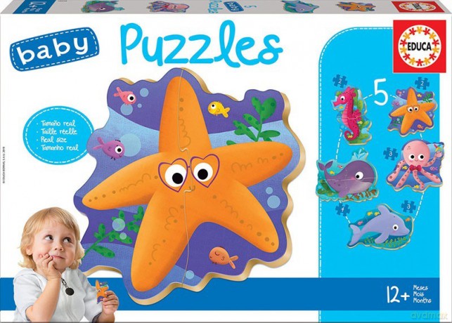 Puzzle Baby Zwierzęta morskie [PUZZLE]